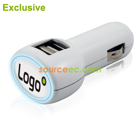 客製化BrandCharger雙插槽車用充電器禮品