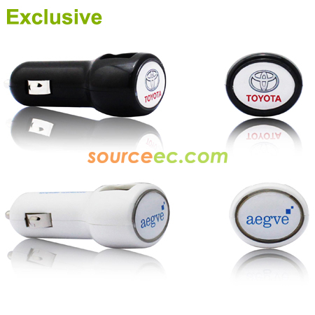 客製化BrandCharger雙插槽車用充電器禮品