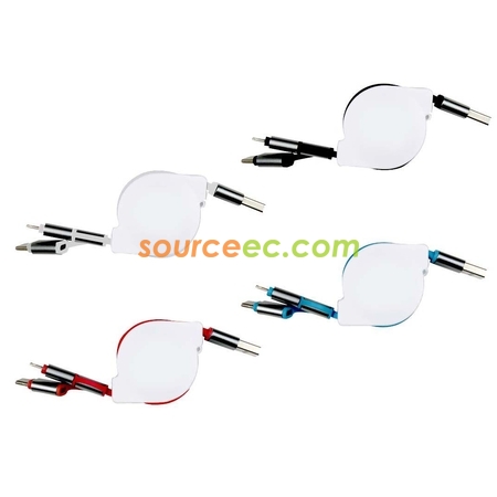 客製化三合一手機充電線禮品