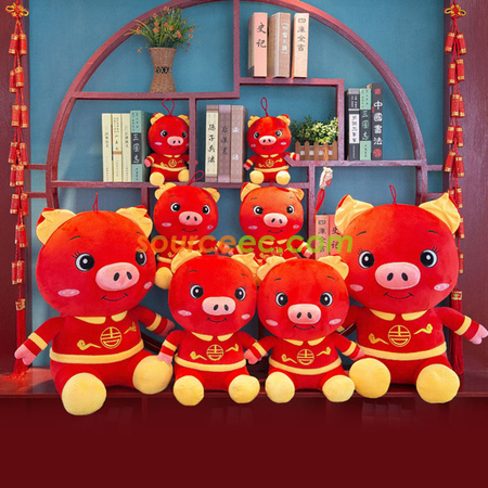 吉祥小豬玩具