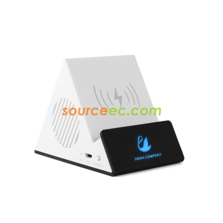 客製化帶音箱無線充手機支架禮品
