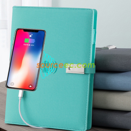 客製化無線充電筆記本禮品