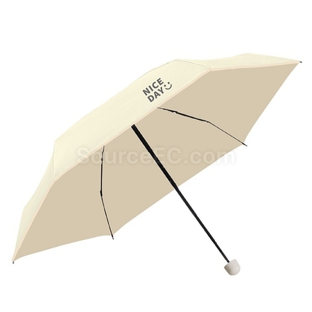 客製化口袋五摺彩膠晴雨傘禮品