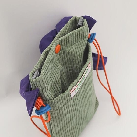 客製化燈芯絨斜挎包禮品