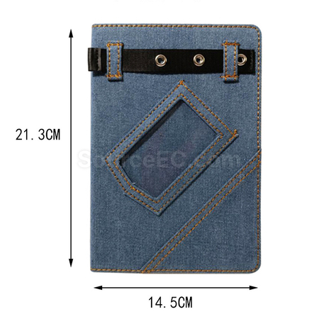 客製化牛仔布筆記本禮品