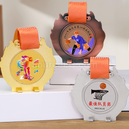 客製化羽毛球金屬獎牌禮品