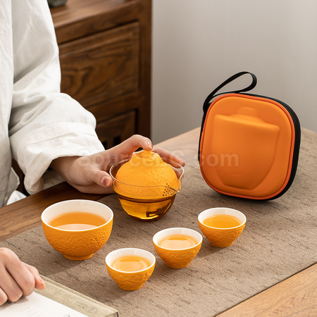 客製化便攜式旅行茶具禮品