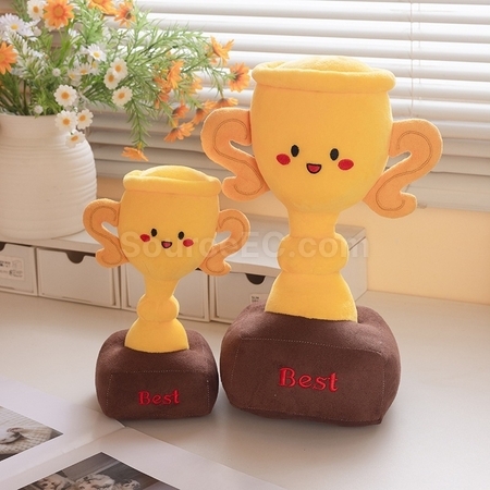 客製化趣味毛絨獎盃禮品
