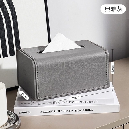 客製化輕奢皮革家用客廳餐廳紙巾盒禮品