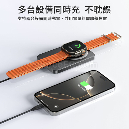 客製化四合一折疊支架磁吸行動電源禮品