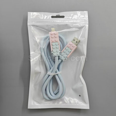 客製化積木四合一充電線禮品