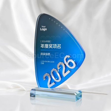 客製化2026水晶獎座禮品