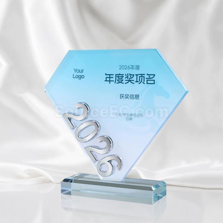 客製化2026水晶獎座禮品