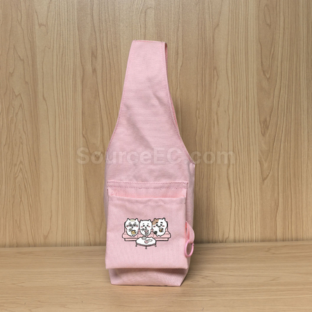 客製化可折疊手提杯套飲料袋禮品