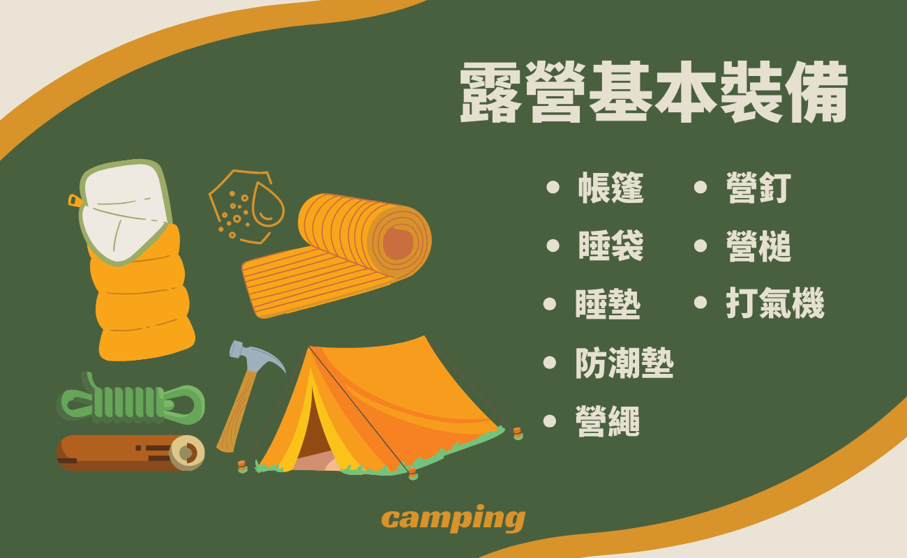 露營帶什麼