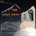 勇攀高峰創意水晶獎座